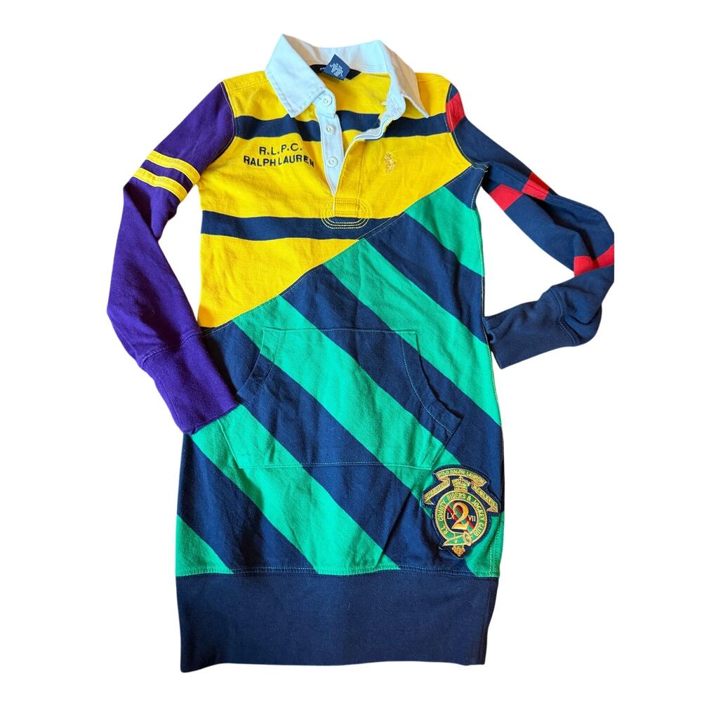 Polo Ralph Lauren girls rugby dress small (7)